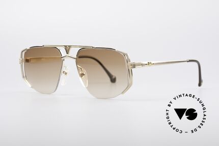 MCM München 5 Titanium Sonnenbrille, Luxus-Sonnenbrille von Michael Cromer, München, Passend für Herren