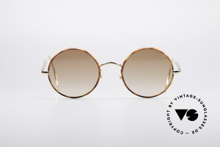 Savile Row Round 47/20 Harry Potter Brille, zeitlos runde vintage Sonnenbrille aus den 1980ern, Passend für Herren