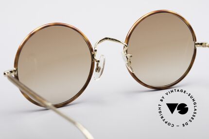 Savile Row Round 47/20 Harry Potter Brille 14kt GF, ungetragen, in Gr. 47/20, mit leicht getönten Gläsern, Passend für Herren