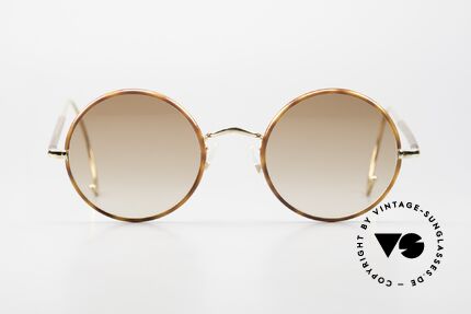 Savile Row Round 47/20 Harry Potter Brille 14kt GF, 'The Savile Row Collection' von ALGHA, UK Optical, Passend für Herren