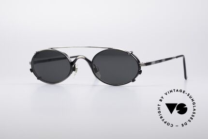 Giorgio Armani 122 Clip On Sonnenbrille, zeitlose Giorgio ARMANI vintage Designer-Sonnenbrille, Passend für Herren und Damen