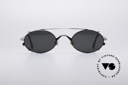 Giorgio Armani 122 Clip On Sonnenbrille, einzigartige Lackierung in einem 'antik-grau / anthrazit', Passend für Herren und Damen