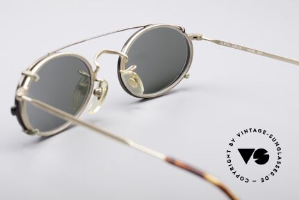 Giorgio Armani 131 Brille Mit Sonnenclip, Metall-Fassung kann natürlich beliebig verglast werden, Passend für Herren und Damen
