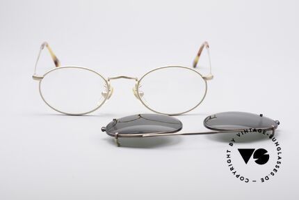 Giorgio Armani 131 Brille Mit Sonnenclip, Größe: small, Passend für Herren und Damen