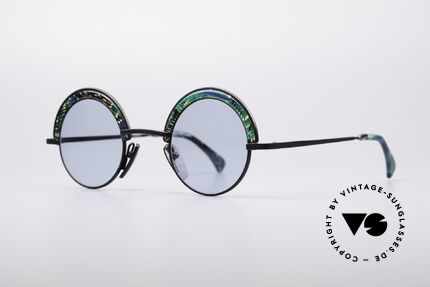 Alain Mikli 631 / 391 Runde Designerbrille, Top-Qualität & einzigartige Rahmen-Kolorierung, Passend für Herren und Damen