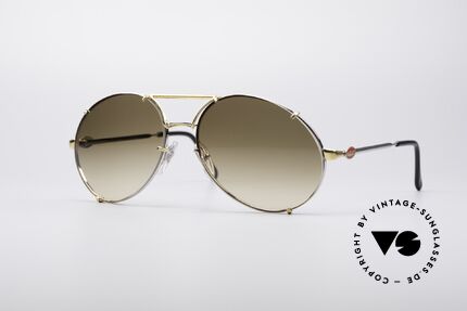 Bugatti 65360 Brille Mit Wechselgläsern, edle und hochwertige Bugatti vintage Sonnenbrille, Passend für Herren