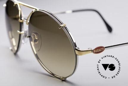 Bugatti 65360 Brille Mit Wechselgläsern, charakteristische Bugatti Herrenform (Tropfenform), Passend für Herren
