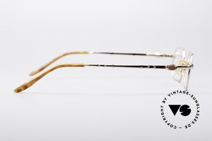 Bugatti 29978 Eckige Luxus Herrenbrille 90er, KEINE Retrobrille, sondern ein altes ORIGINAL, Passend für Herren