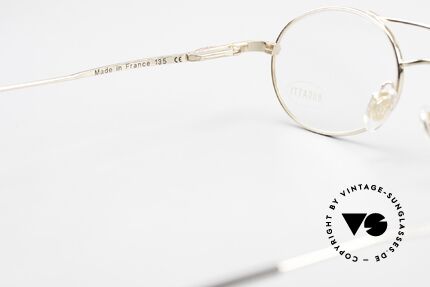 Bugatti 22996 Rare 90er Herren Luxusbrille, KEINE Retrobrille, ein altes Original; Gr. 50/19, Passend für Herren