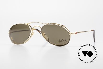 Bugatti 23407 Herrenbrille mit Sonnenclip Details