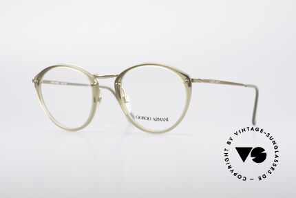 Giorgio Armani 354 80er Designer Fassung, vintage GIORGIO ARMANI Designer-Fassung der 1980er, Passend für Herren und Damen