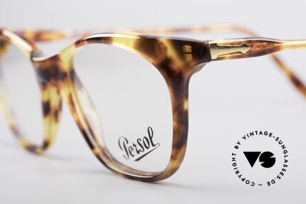 Persol 09194 Klassische Vintage Brille 90er, hochwertigste Materialien und Fertigungsqualität, Passend für Damen