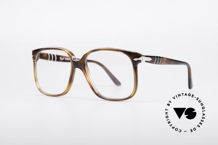 Persol 58146 Ratti 80er Vintage Brille, einzigartige Manufaktur-Qualität aus Italien, Passend für Herren