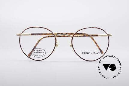 Giorgio Armani 186 Zeitlose 90er Pantobrille, KEINE Retromode, sondern ein altes Armani-Original, Passend für Herren