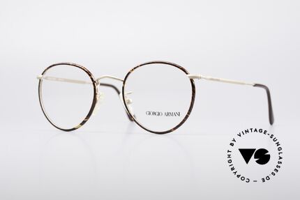 Giorgio Armani 112 90er Panto Fassung, zeitlose Giorgio Armani Brillenfassung aus den 90ern, Passend für Herren