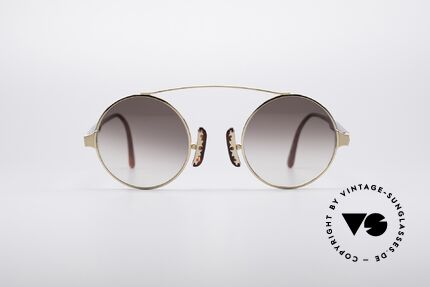 Christian LaCroix 7335 Runde 90er Sonnenbrille, edles Design in Anlehnung an das Rokoko-Zeitalter, Passend für Damen