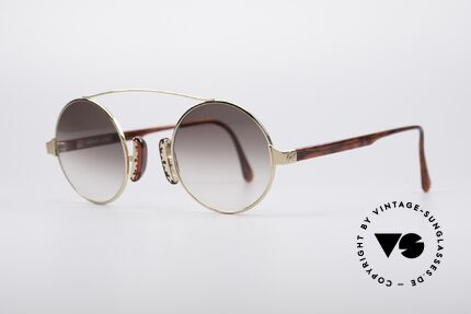 Christian LaCroix 7335 Runde 90er Sonnenbrille, flexibler Rahmen mit außergewöhnlichen Nasenpads, Passend für Damen
