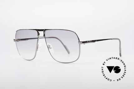 Gucci 1205 80er Designer Herrenbrille, GUCCI's Pilotenbrillendesign mit Federscharnieren, Passend für Herren
