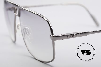 Gucci 1205 80er Designer Herrenbrille, ungetragen mit sehr leicht getönten Sonnengläsern, Passend für Herren