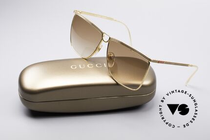 Gucci 2204 70er Designer Sonnenbrille, Größe: medium, Passend für Damen