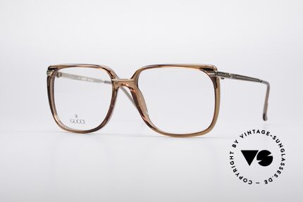 Gucci 1302 Klassische 80er Fassung, klassische VINTAGE Designer-Brille von GUCCI, Passend für Herren
