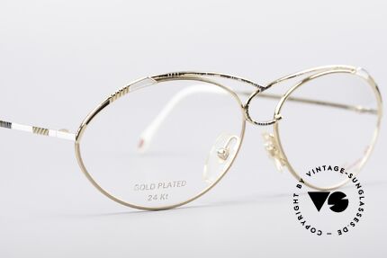 Casanova LC13 24kt Vergoldete Fassung, ungetragen (wie alle unsere 80er vintage Kunst-Brillen), Passend für Damen Casanova LC13 24kt Vergoldete Fassung, ungetragen (wie alle unsere 80er vintage Kunst-Brillen), Passend für Damen
