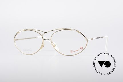 Casanova LC13 24kt Vergoldete Fassung, zauberhafte CASANOVA Designerbrille von circa 1985, Passend für Damen Casanova LC13 24kt Vergoldete Fassung, zauberhafte CASANOVA Designerbrille von circa 1985, Passend für Damen