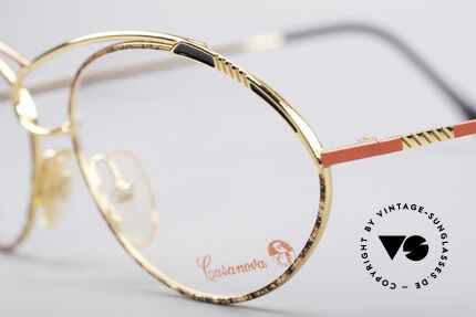 Casanova LC13 24kt Vergoldete Brille, Rarität & absolutes Sammler-Highlight (Museumsstück), Passend für Damen Casanova LC13 24kt Vergoldete Brille, Rarität & absolutes Sammler-Highlight (Museumsstück), Passend für Damen