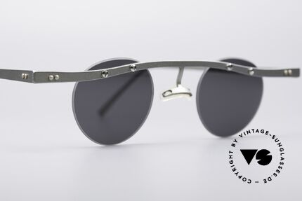 Theo Belgium Tita V7 90er Sonnenbrille, ungetragenes Theo-Einzelstück für die, die sich trauen!, Passend für Herren
