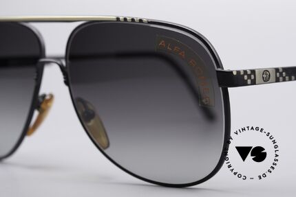 Alfa Romeo 31-83 Alfisti Sonnenbrille, passendes italienisches Accessoire zu Ihrem Sportflitzer, Passend für Herren