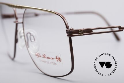 Alfa Romeo 60-252 80er Vintage Brille, ein wahres "MUST HAVE" für jeden begeisterten Alfisti!, Passend für Herren