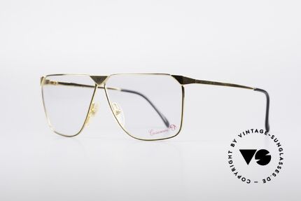 Casanova NM9 No Retro 80er Vintage Brille, vergoldete Metall-Fassung (damals selbstverständlich), Passend für Herren