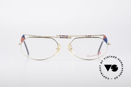 Casanova FC16 Kunstvolle Vintage Brille, venezianisches Design in Anlehnung an das 18. Jh., Passend für Damen