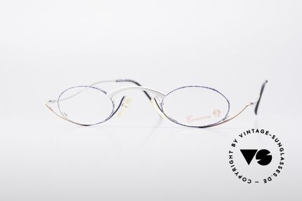 Casanova LC44 Kunstvolle Lesebrille, außergewöhnliche vintage Lesebrille von Casanova, Passend für Herren und Damen