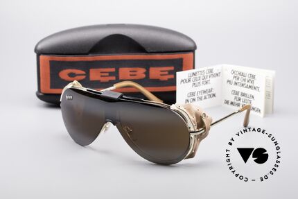 Cebe 2000 Clip On Ral­lye Sportbrille, ungetragen (wie alle unsere vintage CEBE Sonnenbrillen), Passend für Herren