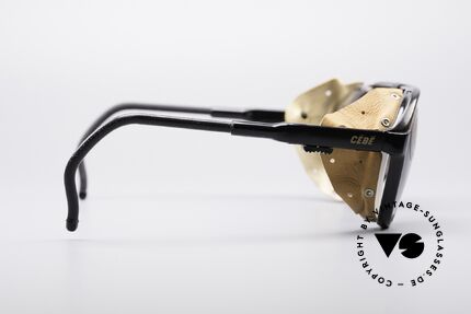 Cebe 1959 Rennfahrer Sonnenbrille, Spiegelgläser gegen extremste Sonnen-Einstrahlung, Passend für Herren