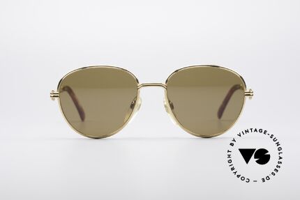 Gerald Genta NC09 Runde Vergoldete Brille, entwarf u.a. die „GRANDE Sonnerie“ (Preis: ca. $1 Mio.), Passend für Herren