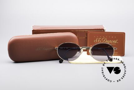 S.T. Dupont D042 Ovale Luxus Sonnenbrille, KEINE Retrobrille; ein seltenes 90er Jahre Original!, Passend für Herren