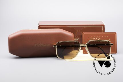 S.T. Dupont D027 90er Luxus Sonnenbrille, KEINE Retrobrille; ein kostbares 90er Jahre ORIGINAL, Passend für Herren