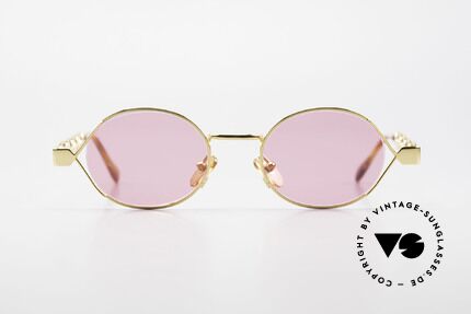 Moschino MM334 Designer Damen Brille Pink, kreative Ausführung der klassischen runden Form, Passend für Damen