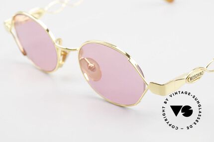 Moschino MM334 Designer Damen Brille Pink, daher Top-Qualität: Federgelenke & Goldlegierung, Passend für Damen