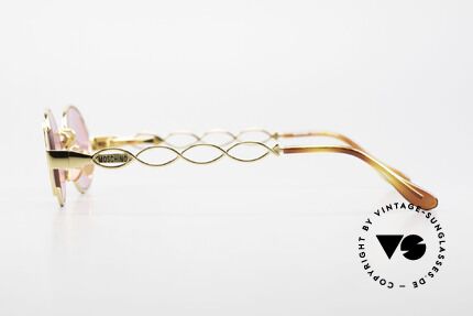 Moschino MM334 Designer Damen Brille Pink, ungetragen (wie alle unsere 90er Moschino Brillen), Passend für Damen