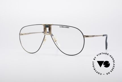 Longines 0154 Echte 80er Pilotenbrille Details