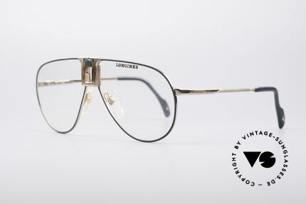 Longines 0154 Echte 80er Pilotenbrille, vintage Luxusbrille for Gentlemen; purer Lifestyle!, Passend für Herren