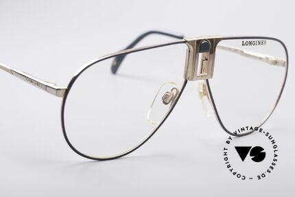 Longines 0154 Echte 80er Pilotenbrille, KEINE RETROBRILLE, sondern ein 1980er ORIGINAL, Passend für Herren