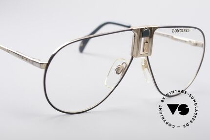 Longines 0154 Echte 80er Pilotenbrille, KEINE RETROBRILLE, sondern ein 1980er ORIGINAL, Passend für Herren