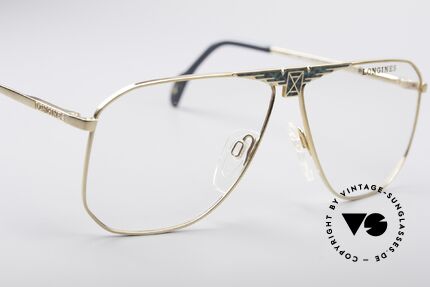 Longines 0155 80er Designer Fassung Herren, ungetragen (wie alle unsere vintage Luxus-Brillen), Passend für Herren