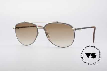 Longines 0161 80er Luxus Sonnenbrille, sehr edle LONGINES vintage Sonnenbrille der 1980er, Passend für Herren
