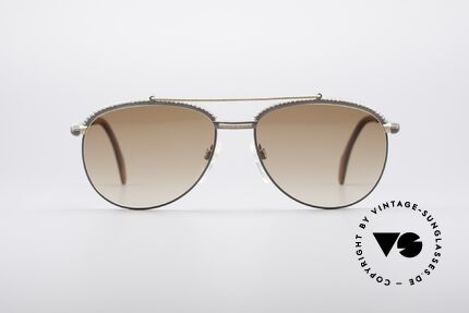 Longines 0161 80er Luxus Sonnenbrille, enorme Qualität (made in Germany); Federscharniere, Passend für Herren