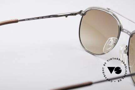 Longines 0161 80er Luxus Sonnenbrille, Sonnengläser können durch optische ersetzt werden, Passend für Herren